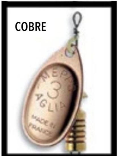Mepps Spinner Agila Liso Cobre 9,0G
