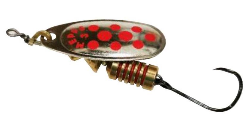 Lureholic Spinner Aglia Decoree Hssa #3 Plata Puntos Rojos
