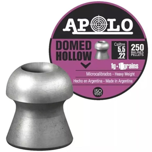 Postones Apolo Domed Hollow 5,5 / 750u 14.6 G Pack 3 Latas