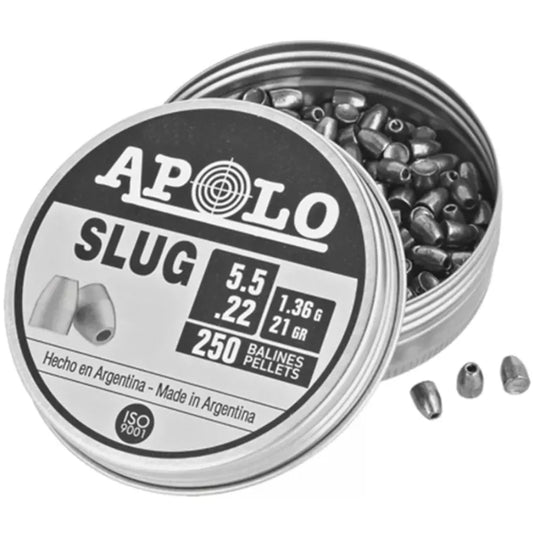 Lata de Postones Apolo Slug 5mm.5/21gr (250un)