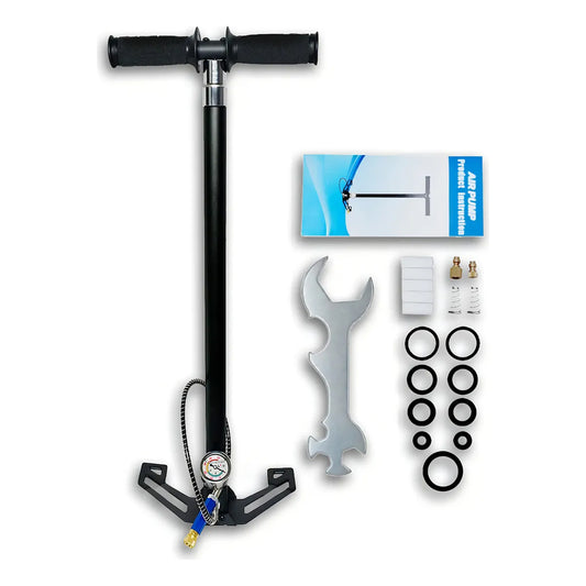 Bombín Pcp 4 Etapas 4500 Psi Inflador Pcp Bombín Neumáticos Color Negro