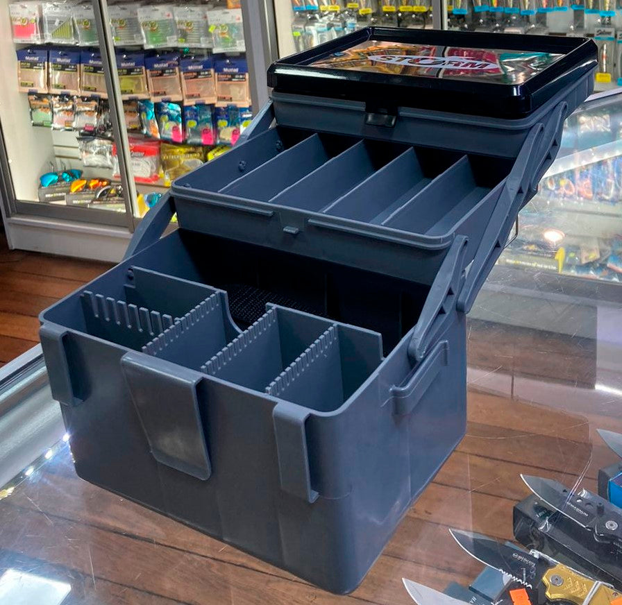 Caja Organizadora Storm STEXT de Pesca con 16 Compartimentos, Compacta y Durable