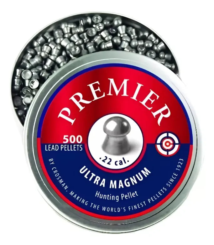Postones Crosman Ultramagnum 5.5 M / Caza 14.3g / 500 Uds L