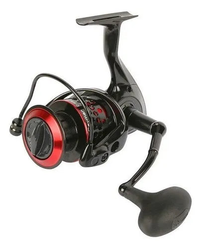 Carrete Okuma Ceymar C-35 / Rio Lago Muelle / Color Negro - Rojo