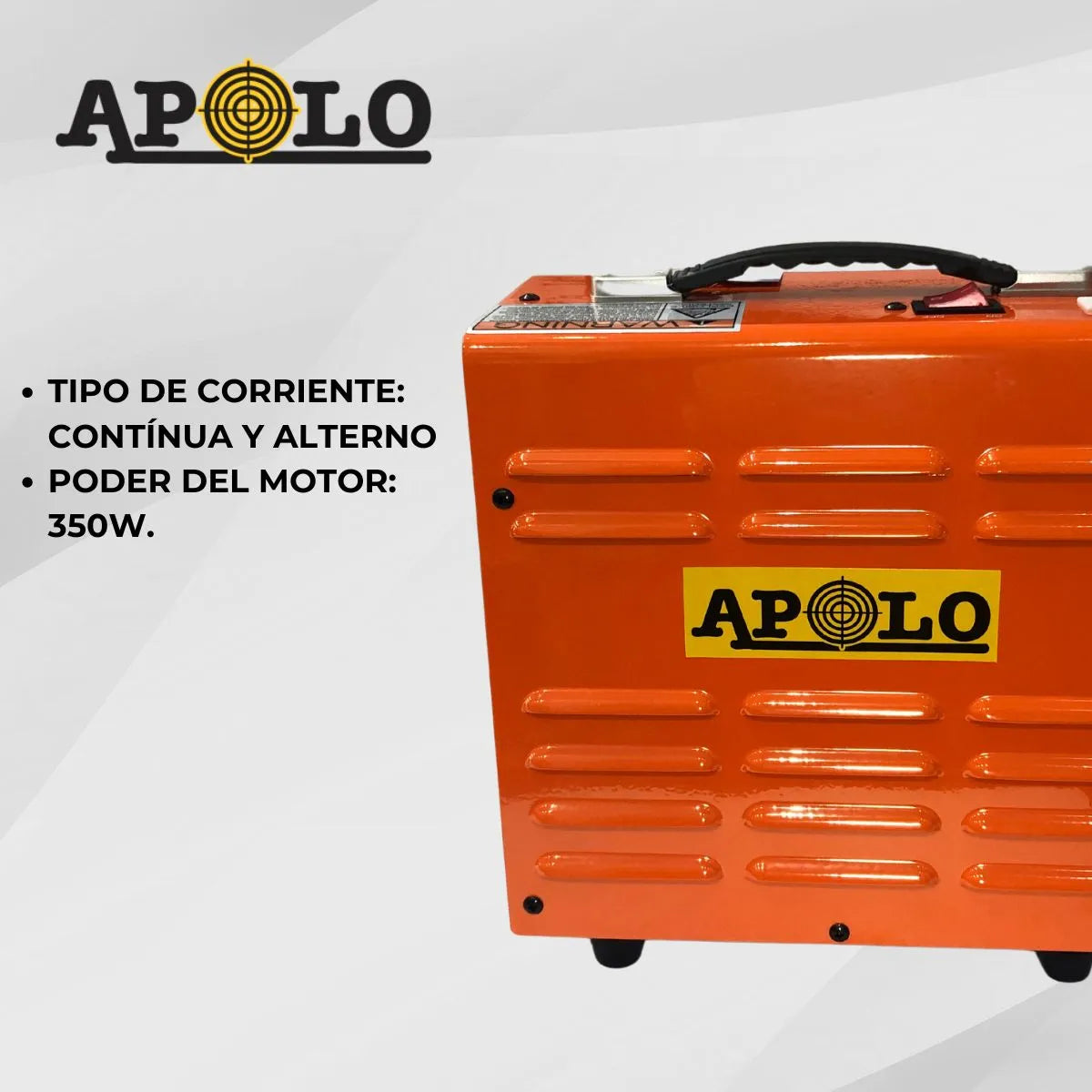 Compresor Inflador Rifle Pcp Apolo Electrico 12v 300b Ct Color Naranja Claro