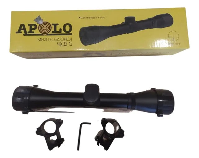 Mira Telescopica 4x32 Airsoft/caza Rifle Pcp Marca Apolo