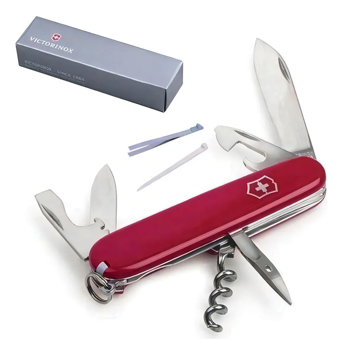 Navaja Victorinox Spartan Multiherramienta 12 Usos Roja Color Rojo