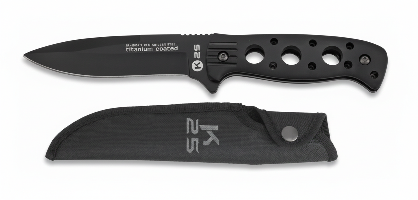 Cuchillo Tactico K25 Black 31574