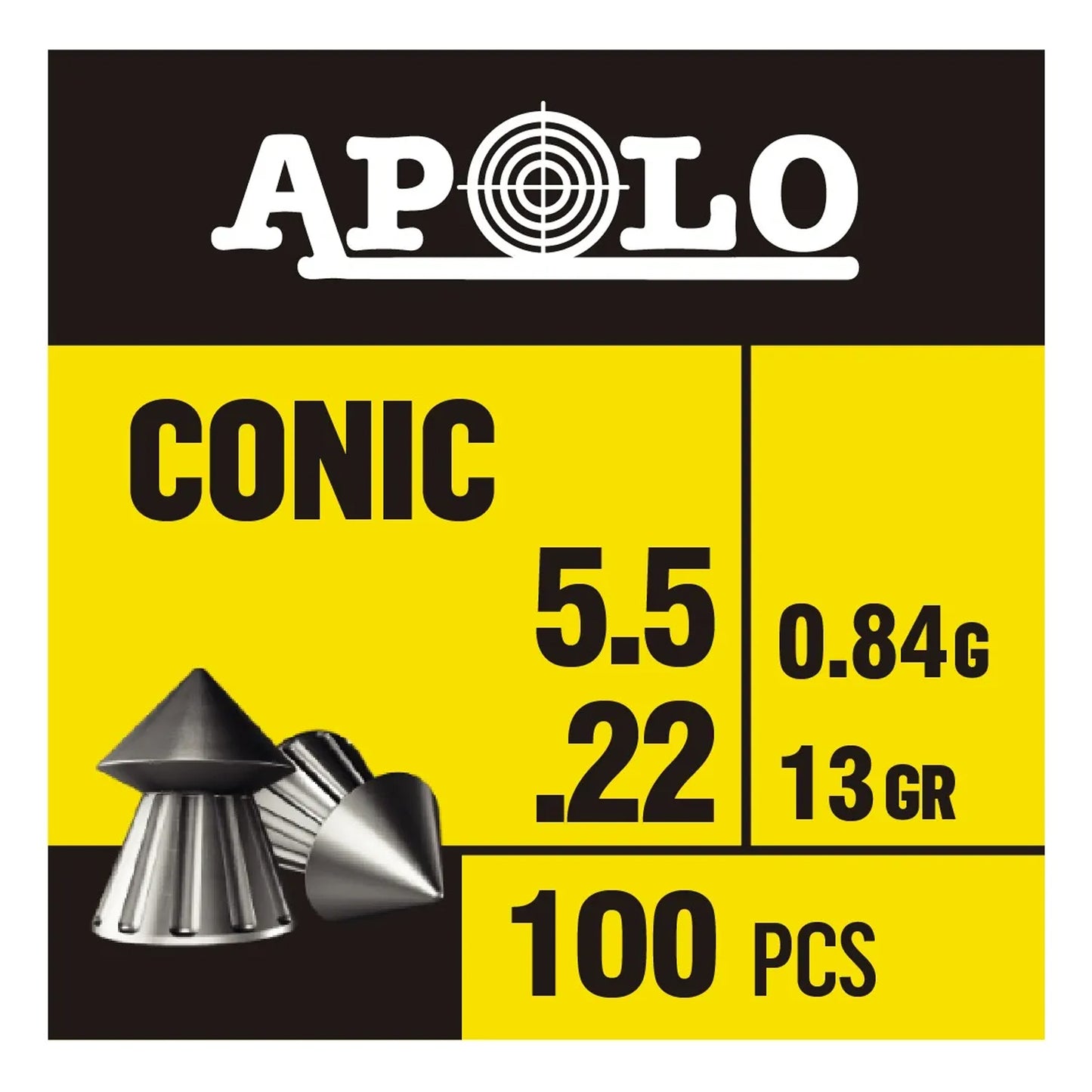 Postones Apolo Conic 5,5 2000 Unidades