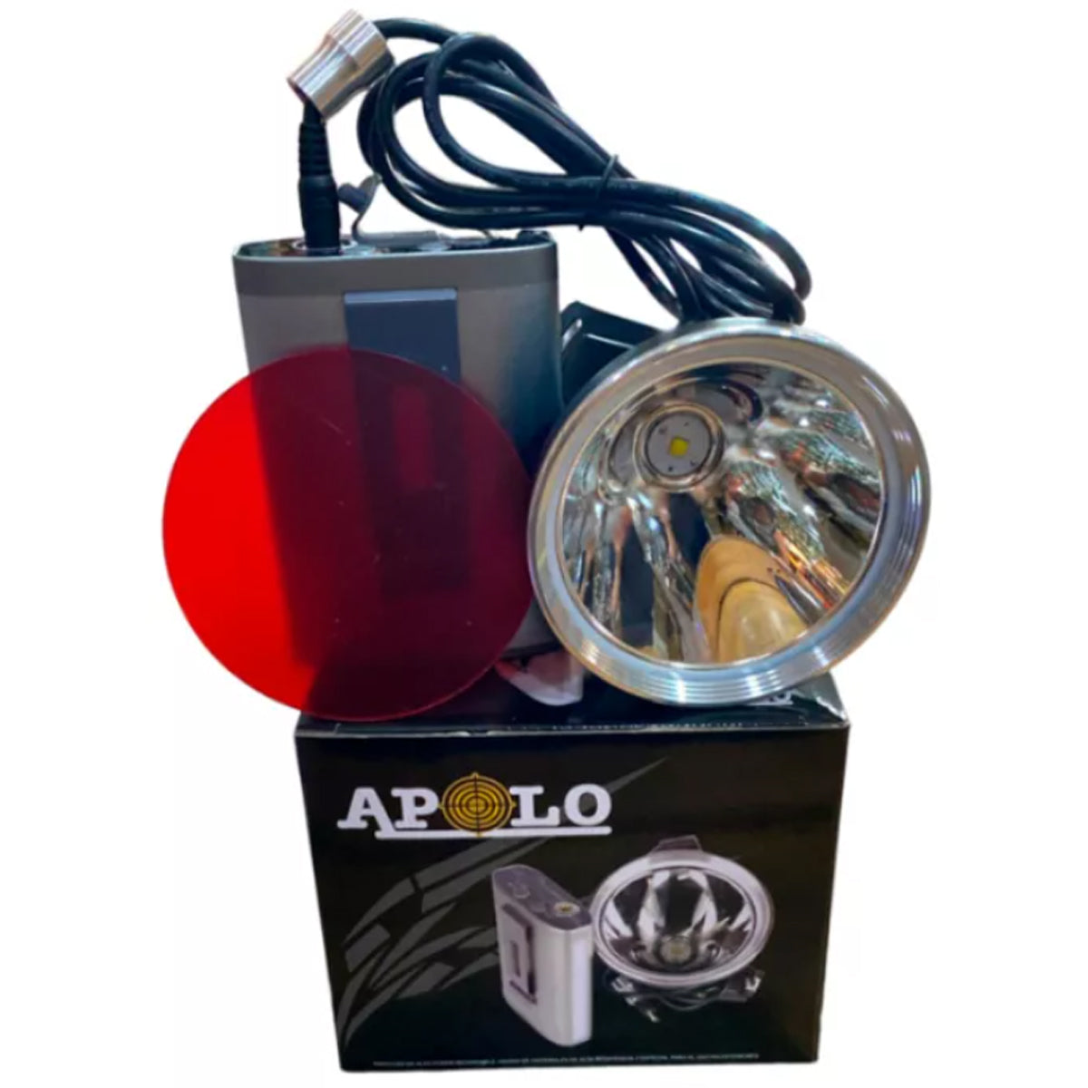 Foco Cabeza Apolo 1000 Lumenes (mica Roja Intercambiable)