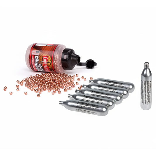 Pack de balines Crosman 1500 unidades + 21 Capsulas de Co2