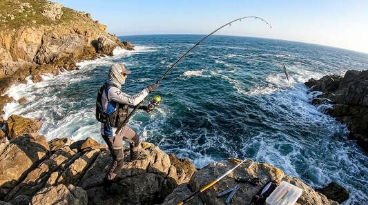 La pesca Spinning con chispas o jigs (SHORE JIGGING)