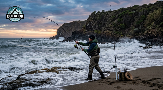 Guía completa de pesca en el mar desde la orilla en Chile (Surfcasting) – Equipos, técnicas y secretos