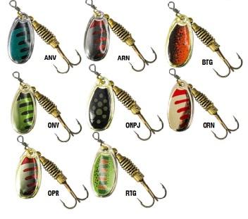 Señuelo Spinner Celta Blue Fox Hoja Giratoria Pesca Depredadores Versátil