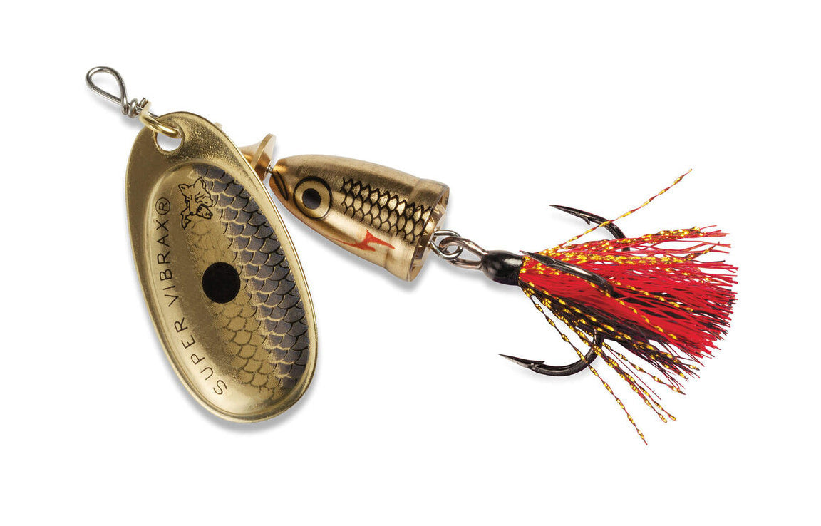 Señuelo Giratorio Blue Fox Vibrax Original Foxtail para Pesca de Depredadores