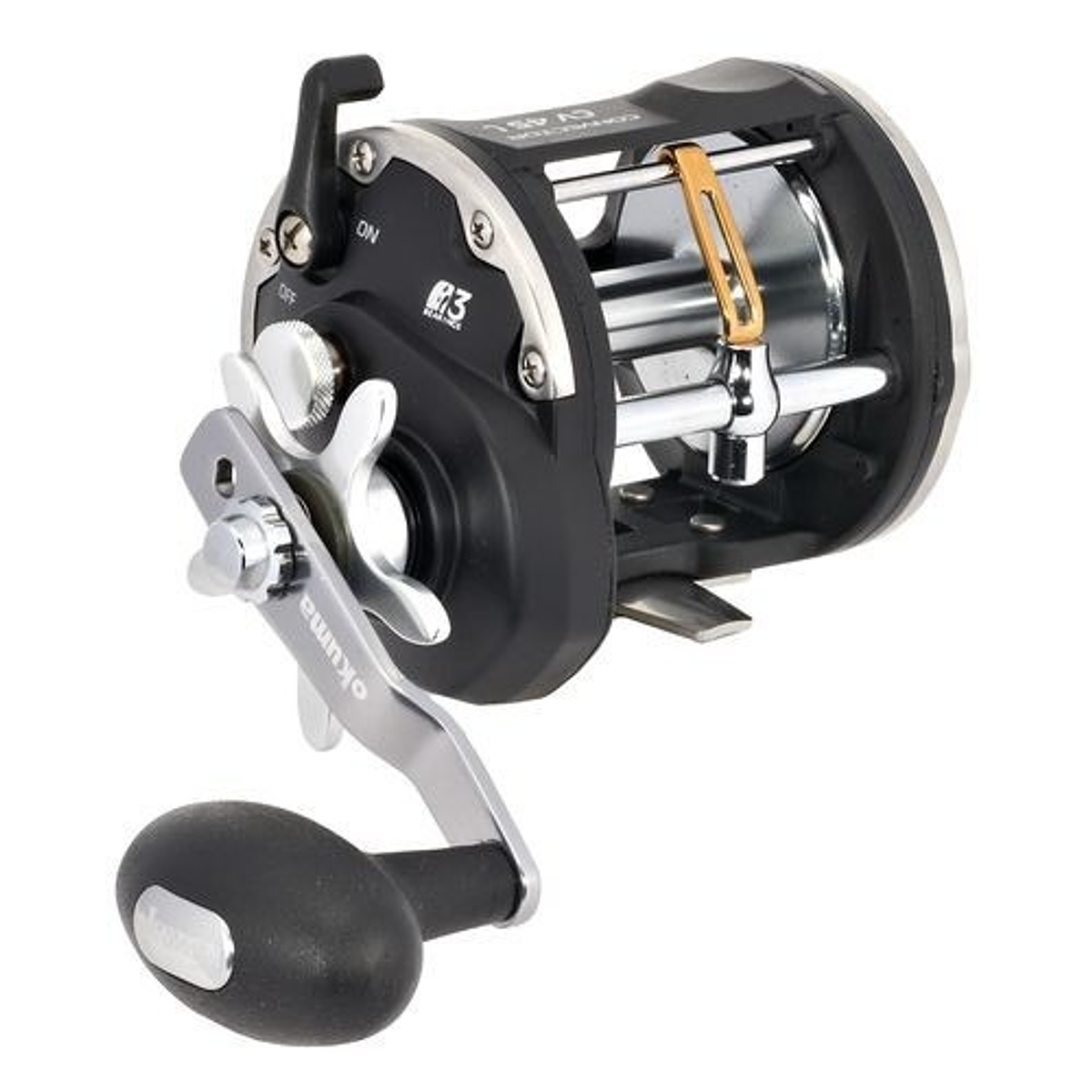 Carrete Okuma Convector CV 55L de Trolling, Potente, Duradero, Mano Derecha