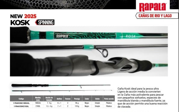 Rapala KOSK UL 2.10m 1.5 - 5gr.