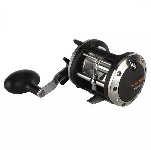 Carrete de Pesca Okuma Classic Pro CLX-302LA Derecha, Grafito Ligero, Freno Multidisco