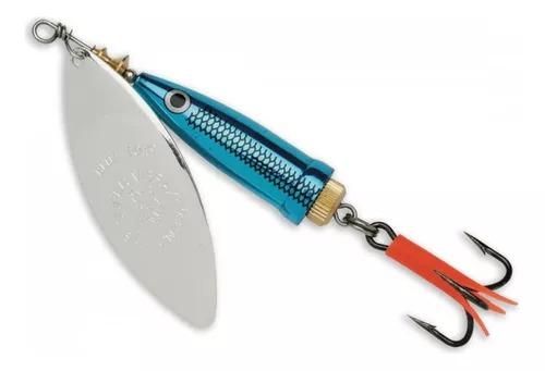 Señuelo Spinner Súper Vibrax Salmón Blue Fox para Pesca Deportiva