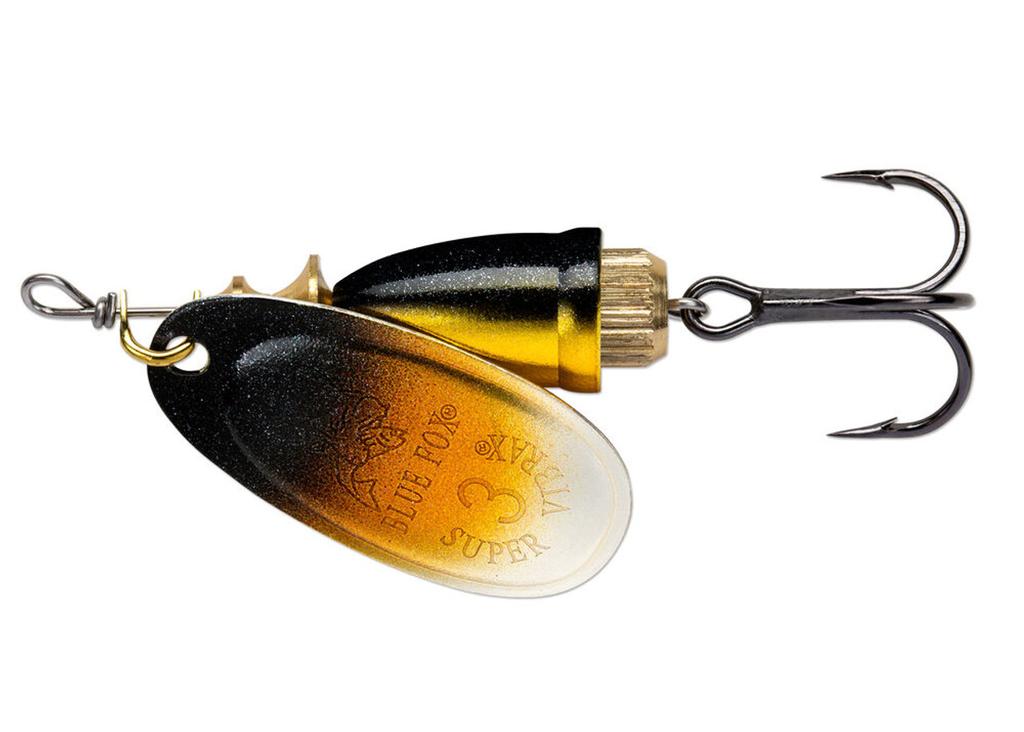 Señuelo Spinner Vibrax Northern Lights Blue Fox Pack x6 Pesca Depredadores