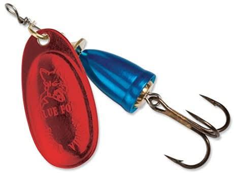 Señuelo Spinner Vibrax Bleeding Blue Fox Duradero Pesca Agua Salada