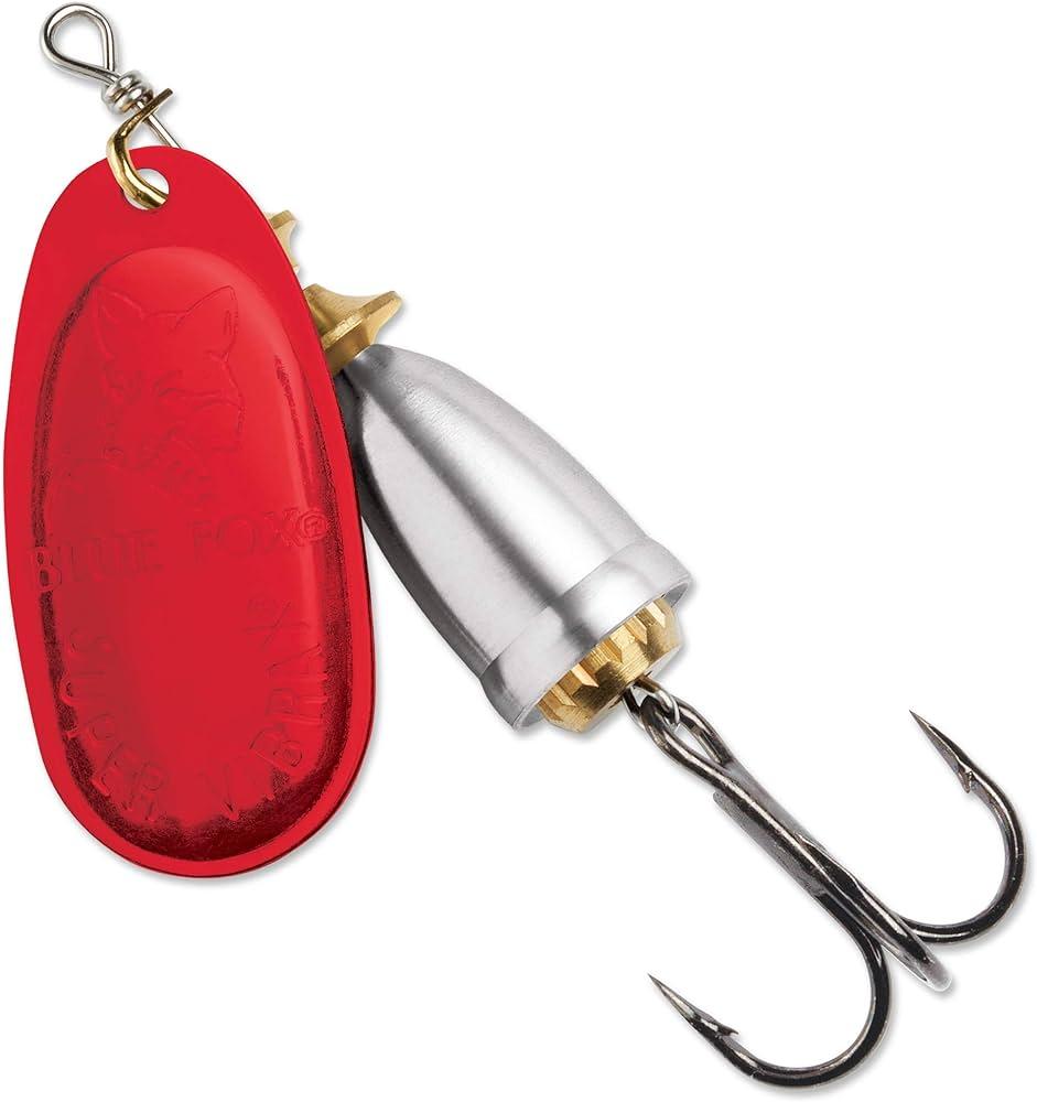 Señuelo Spinner Vibrax Bleeding Blue Fox Duradero Pesca Agua Salada