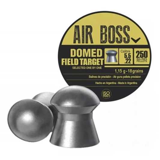 POSTONES APOLO AIR BOSS FIELD TARJET CAL 5,5MM LATA DE 250 UNIDADES