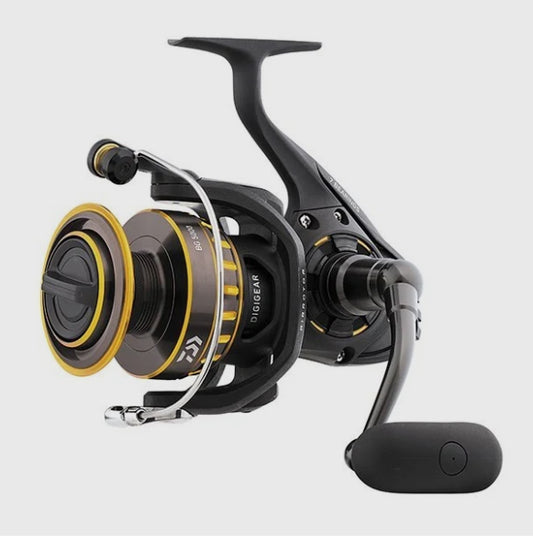 Carrete  DAIWA  BG Series BG8000 B-Aluminio S-Aluminio 6BB+1RB, W 850g, G 5,3:1, R 135cm, Drag max 15kg