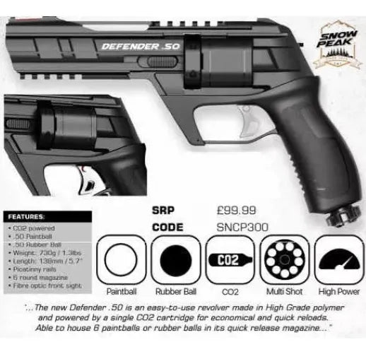 Revólver Traumático Snowpeak .50