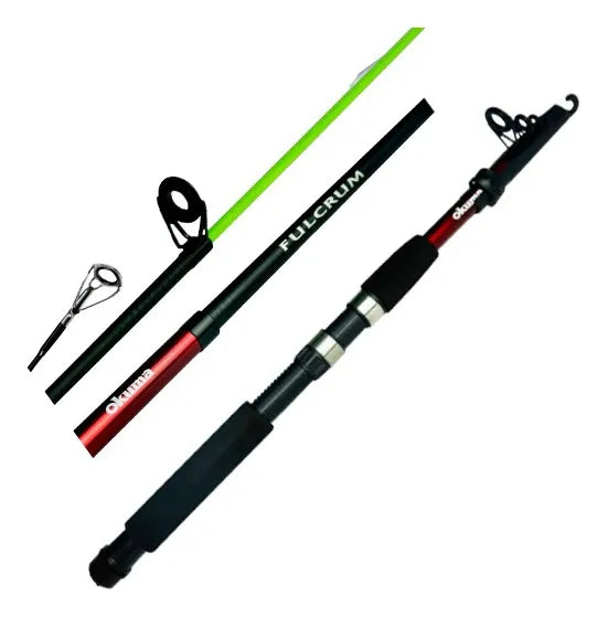 Caña Telescopica Okuma Fulcrum 2,10 Mts 15-40gr Pejerrey Color Negro