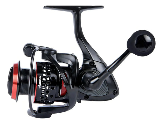 Carrete Okuma Ceymar C-35 / Rio Lago Muelle / Color Negro - Rojo
