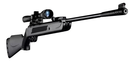Rifle Caza Postones 5.5 + Bipode + Mira 4x20 + 100 Postones