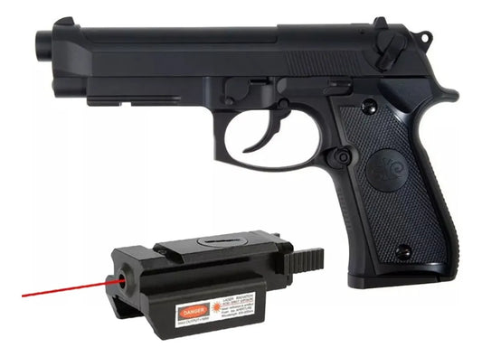 Pistola Co2 Stinger Beretta 92 + Laser Sight
