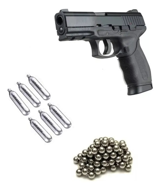 Pistola Aire Comprimido Kwc 24/7 Taurus Abs +6co2+500bb