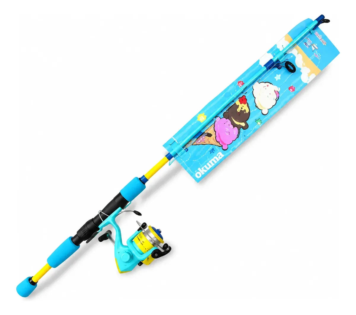 Set Pesca Niño Okuma Reeling Sweet Carrete 2000 Kids
