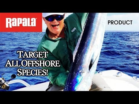 Señuelo Rapala Husky Magnum Flotante para Arrastre Rápido Grandes Depredadores