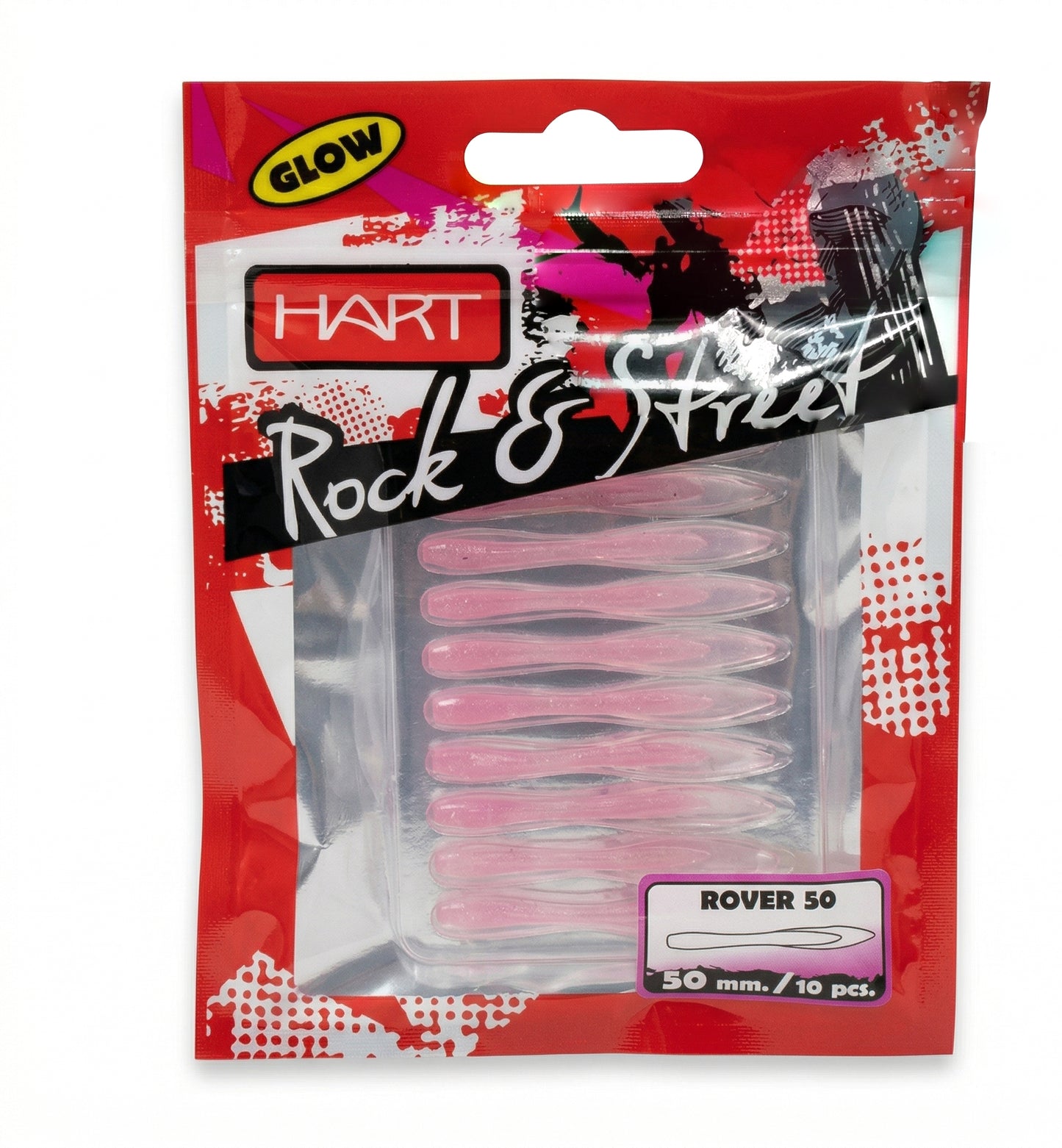 Vinilo Hart Rock Street Rover 5cm 10 Piezas