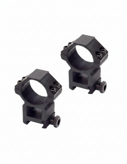 Montura APOLO 3/4” (22mm) Weaver / Picatinny Perfil Alto – Anillo 25mm