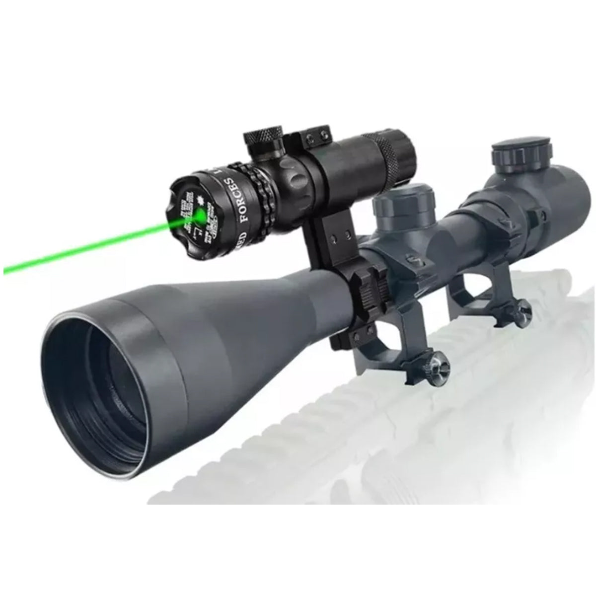 PACK MIRA TELESCOPICA 3-9X40 AOE + LASER VERDE