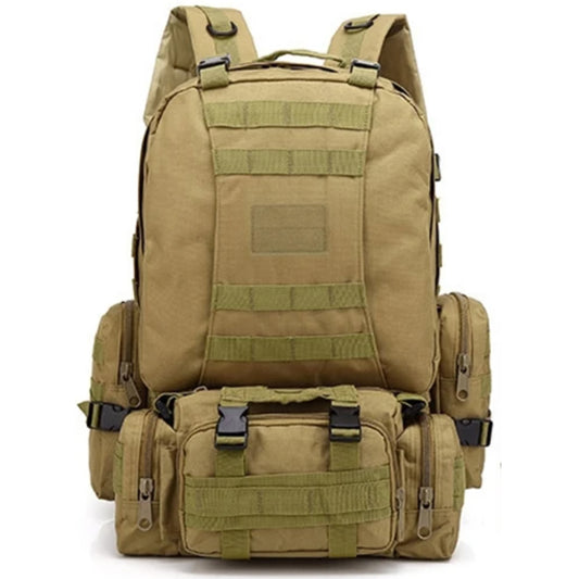 MOCHILA TACTICA MILITAR DE 65 LITROS CON ACCESORIOS DESMONTABLES