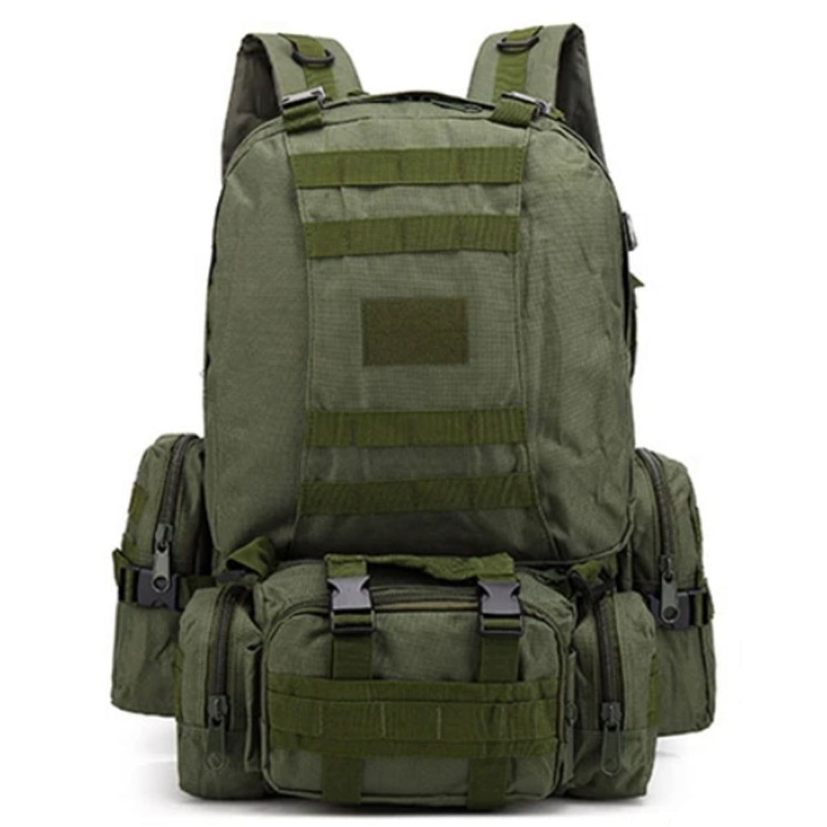 MOCHILA TACTICA MILITAR DE 65 LITROS CON ACCESORIOS DESMONTABLES