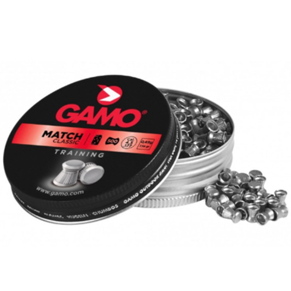 POSTONES GAMO MATCH CAL 4,5MM LATA DE 250 UNIDADES