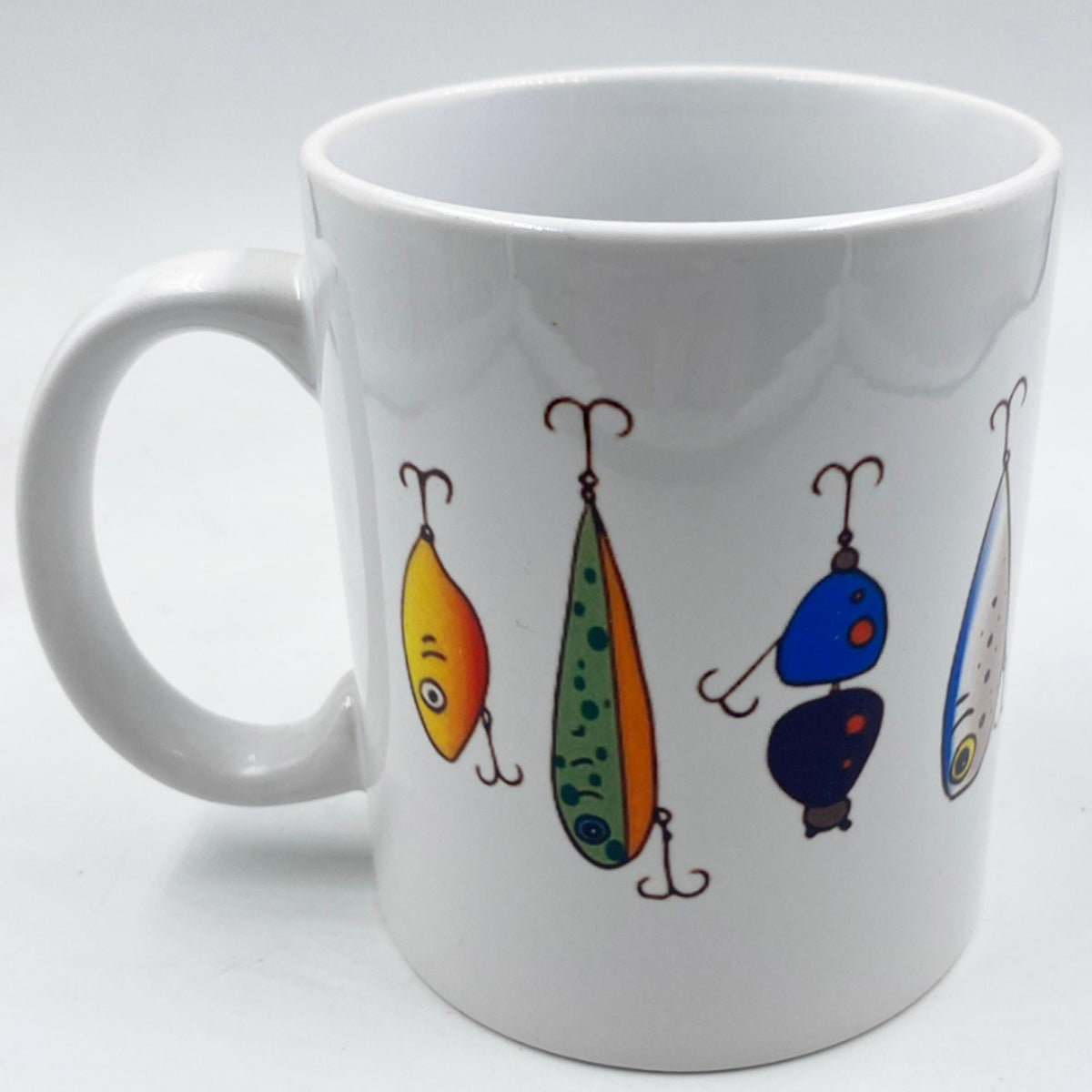 TAZA CON TEMATICA DE PESCA