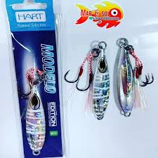 Señuelo Jig Hart Chispa 40g - 60 GRSAsimétrico para Pesca Vertical Lanzado