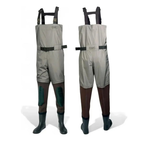 Wader Respirable Con Botas Skinboot Hart Gris