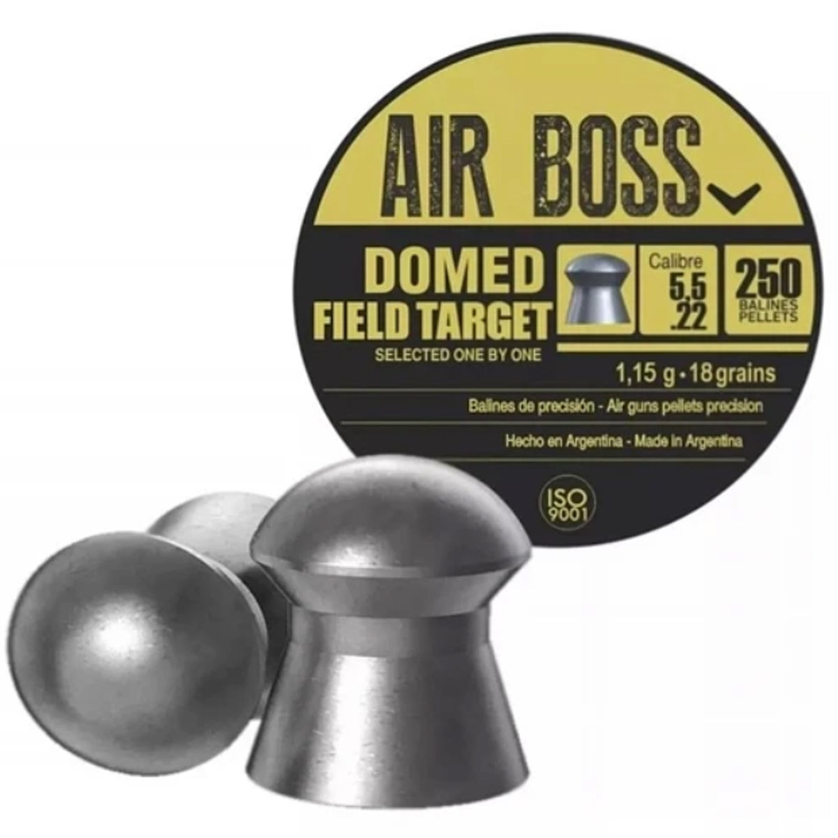 Poston Apolo Air Boss Domed Field Target 5.5mm 18gr 250u