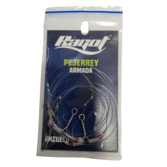 Armada de Pesca Ragot Premium para Pejerrey, Lista para Usar, Alta Calidad