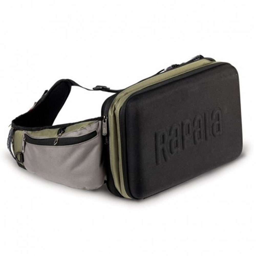 Bolso Bandolera Rapala Sling Bag Impermeable Pesca Compacto Doble Cara Cómodo