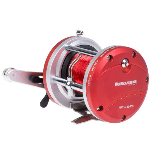Carrete  YOKOZUNA  TINUS 500GL, 1bb, 710g, con Nylon, 5.2:1