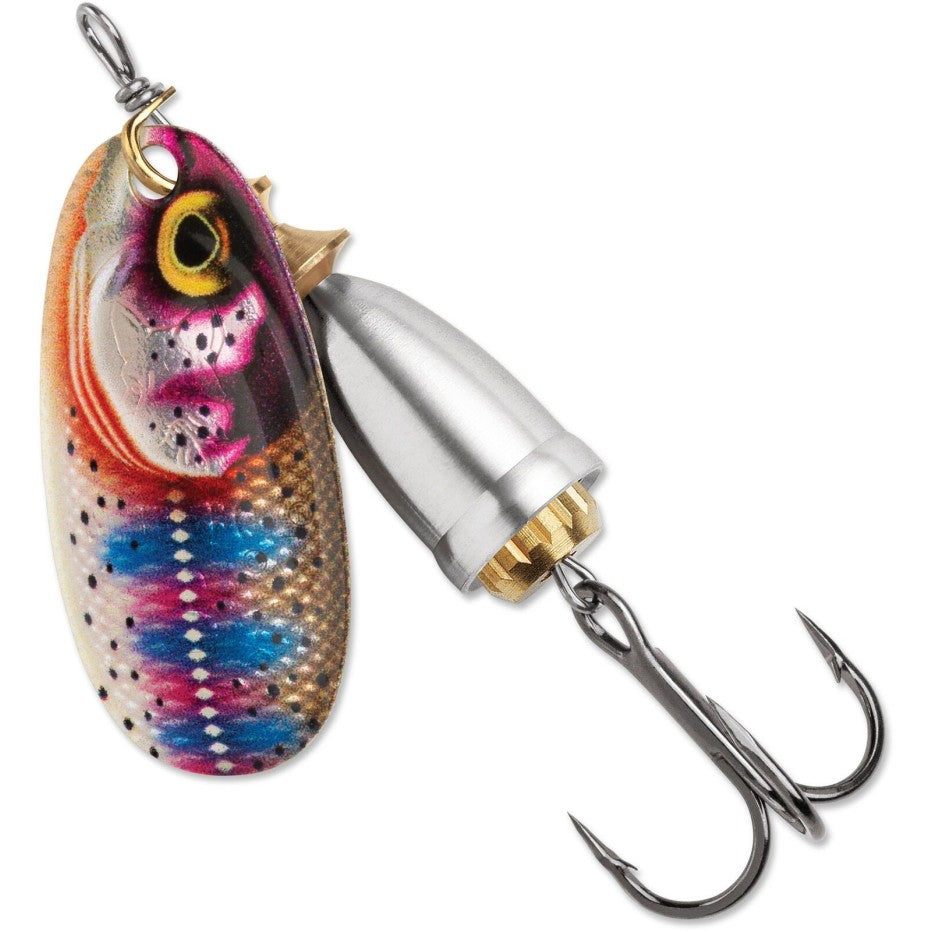 Cucharilla Giratoria Blue Fox Vibrax Gilded: Potente, Fluida y Eficaz para Truchas y Percas